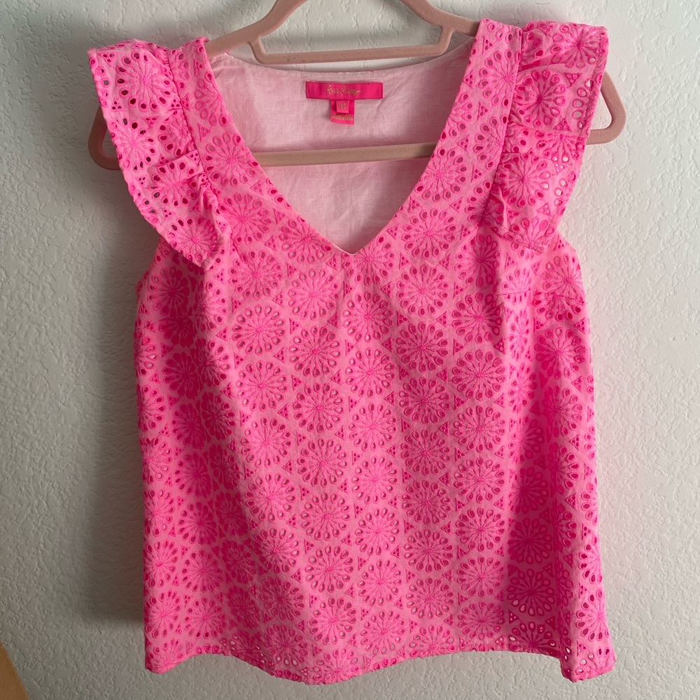 Lilly Pulitzer Eyelet Top
